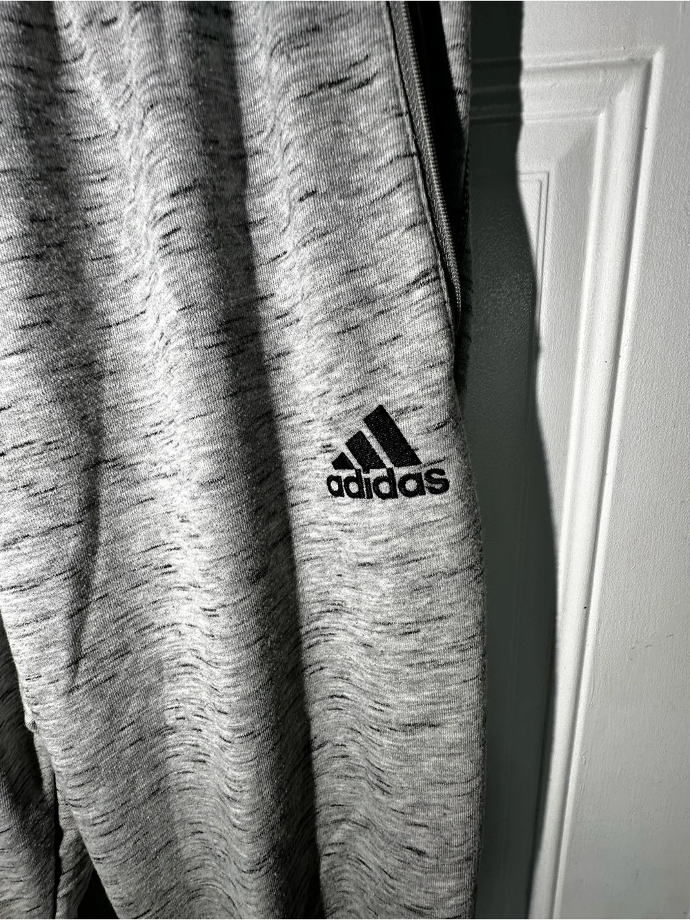 adidas Gray Heather Men's Jogger Sweatpants